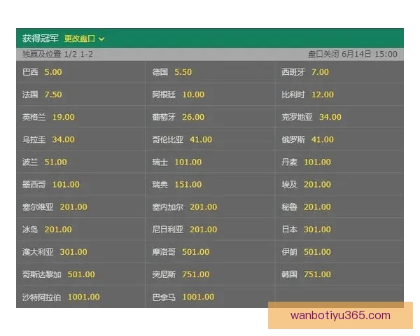 2026世界杯投注网站全面解析 预测热门球队与投注技巧